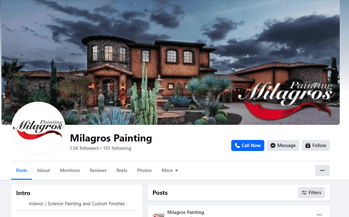 Milagros Painting — Social Media