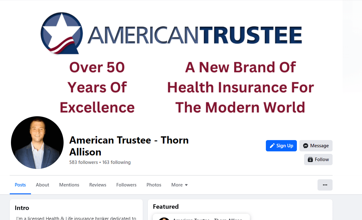 Thorn Allison Insurance Broker — Social Media
